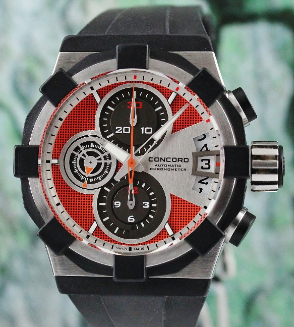 (image for) A CONCORD C1 STAINLESS STEEL CHRONOGRAPH WATCH